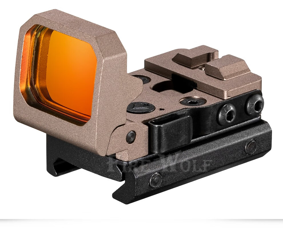 火狼rmt折叠红点瞄带20mm 内红点瞄准器全息瞄按键调节亮度 低基版内