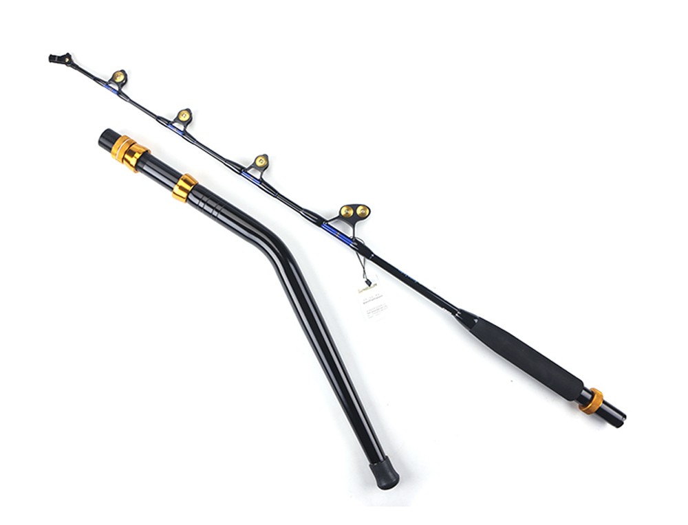 lurekiller进口船竿深海钓鱼竿船钓竿拖钓大物竿130磅150米澳洲弯把拖