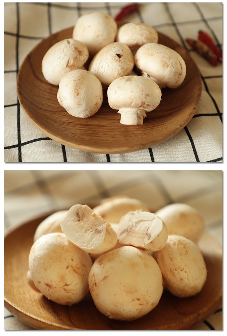 顺丰口蘑新鲜食用菌白蘑菇口菇双孢菇500g