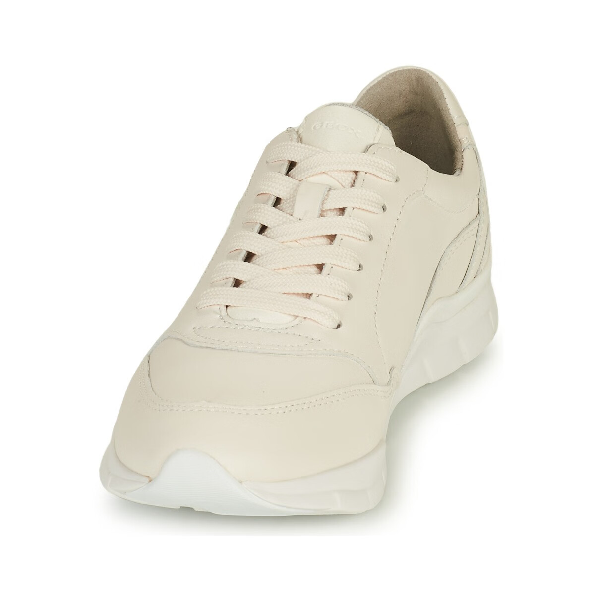 geox健乐士女鞋时尚休闲板鞋球鞋系带低帮防滑耐磨单鞋小白鞋春秋款d