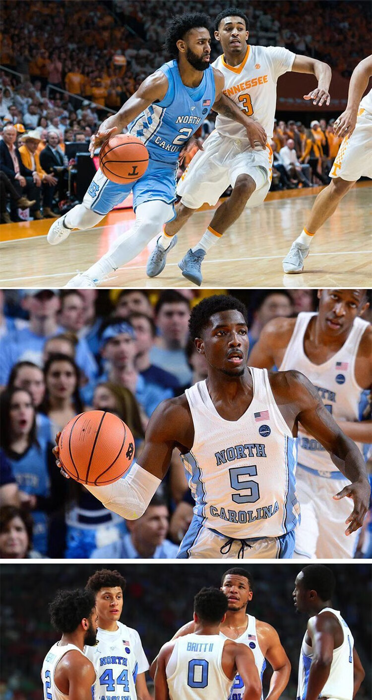 爵城系篮球服套装男北卡大学球衣定制印字号儿童成人运动速干背心训练