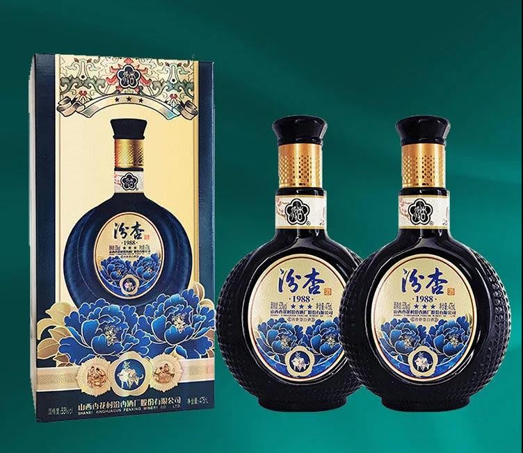 山西杏花村酒汾杏198853度清香型高度粮食酒自饮口粮酒汾杏如意坛475