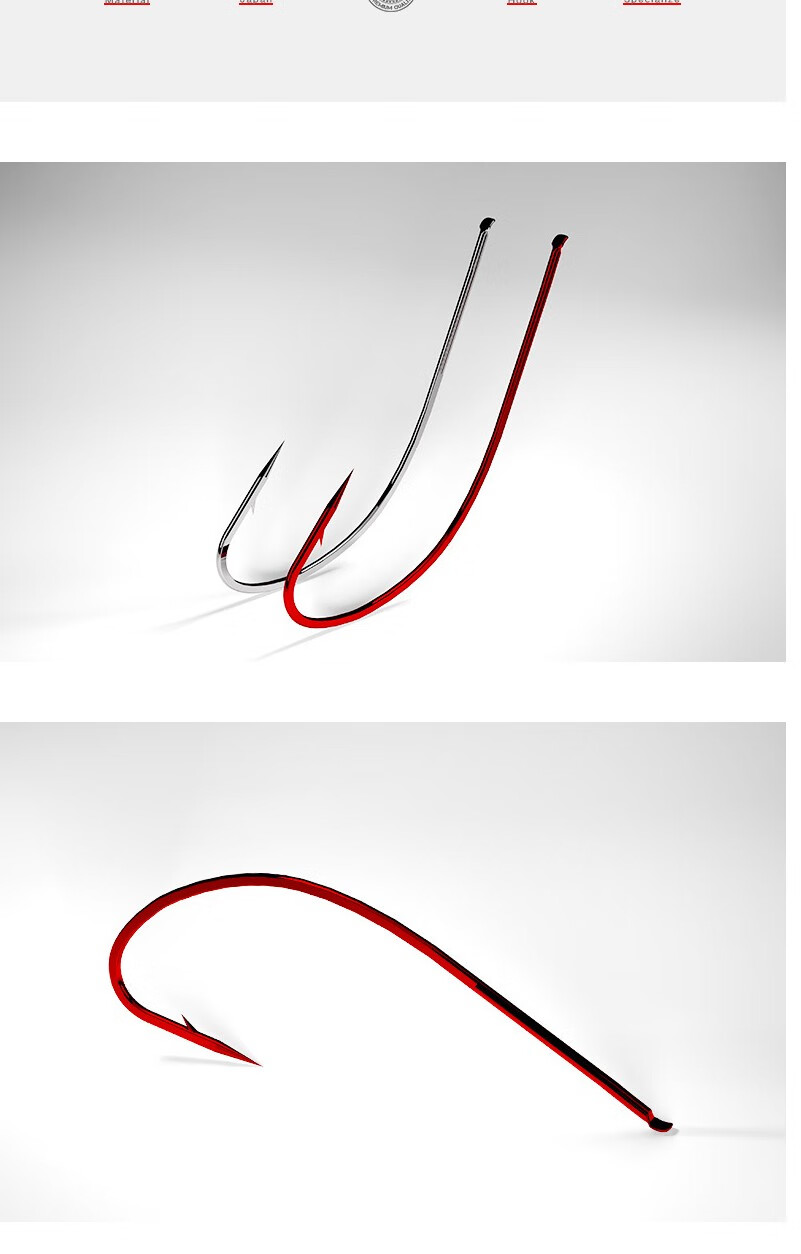 垂钓用品 钓鱼配件 愚老头(yulaotou) 鱼钩散装 进口日本有倒刺白条小