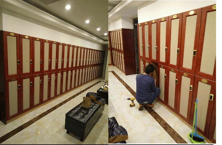 裴玉桑拿锁浴室更衣柜电子琐健身房浴池洗浴中心储物