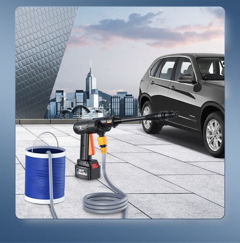 家用多功能无线锂电洗车机高压水枪洗车神器便携式充电大功率电动洗车