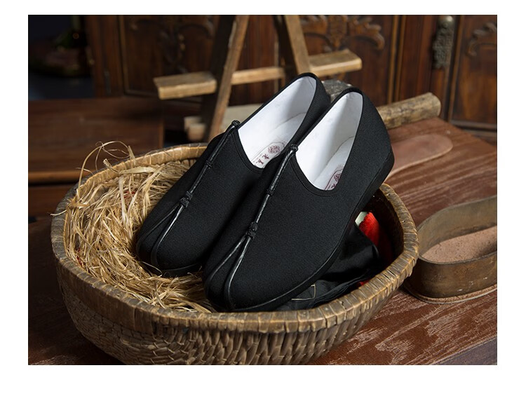 老美华春夏款传统老北京布鞋橡胶底礼服呢洒鞋休闲中国风鞋时尚爸爸鞋