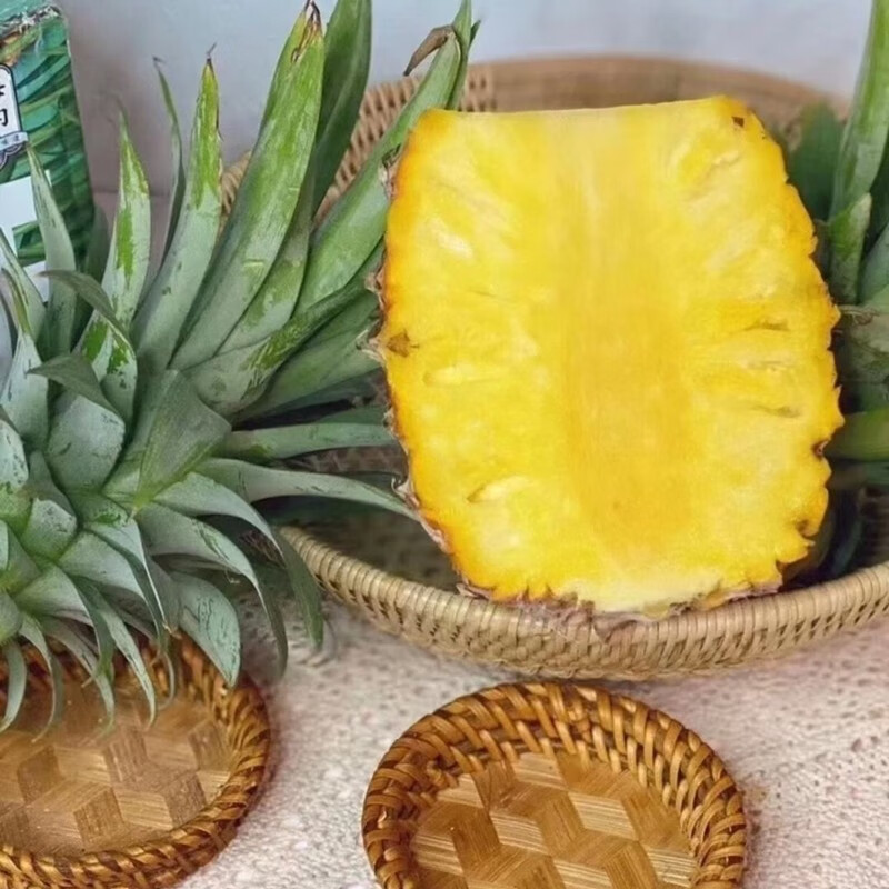 豆奶凤梨单果25斤应季水果甜菠萝新鲜孕妇水果1个装