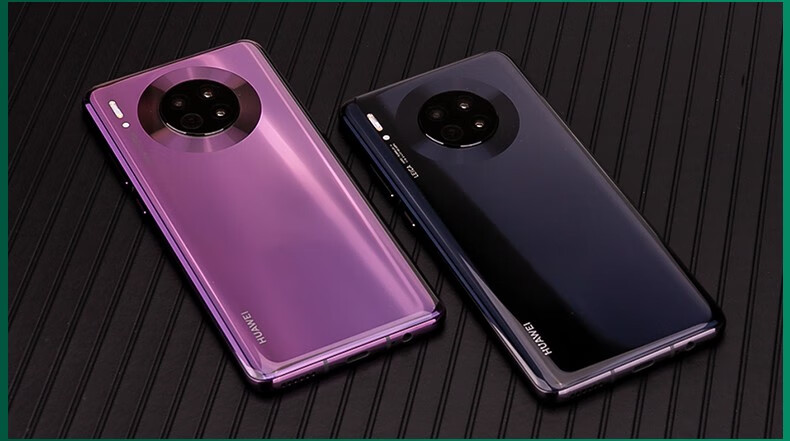 华为mate30 5g手机 麒麟990 全网通 亮黑色 8gb 128gb 官方标配【图片