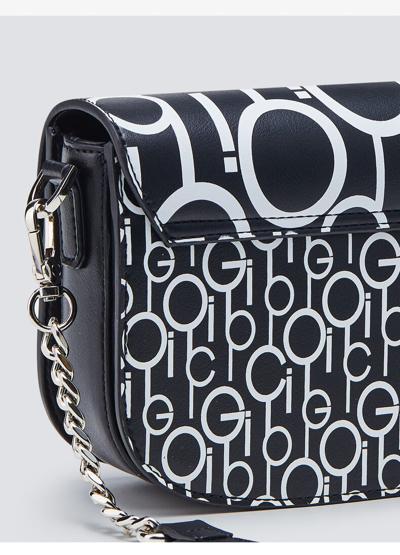 coogi奢侈品牌包包女包新品女士单肩包女时尚撞色链条斜挎包新年情人