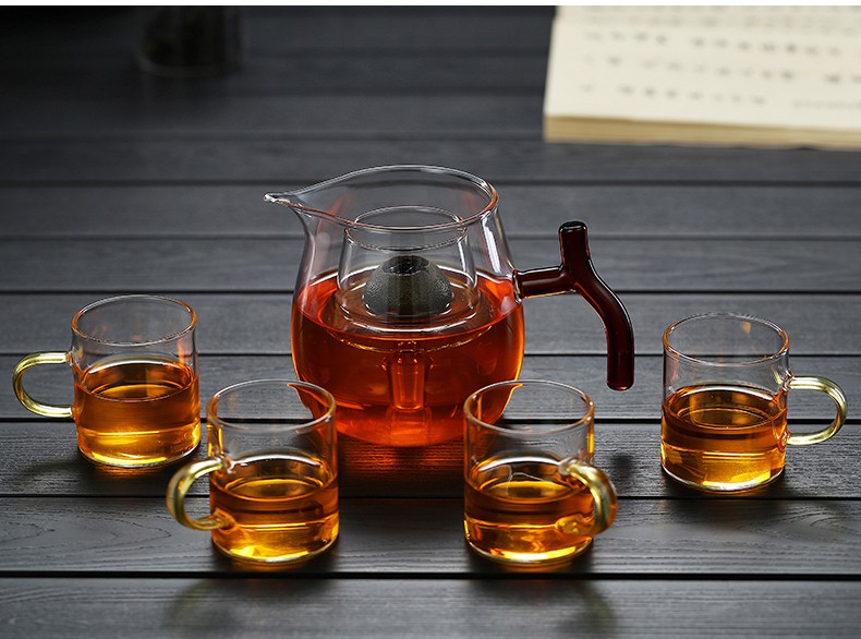 玻璃茶壶小青柑专用泡茶壶过滤冲茶器功夫茶茶具套装老白茶黑茶煮茶壶