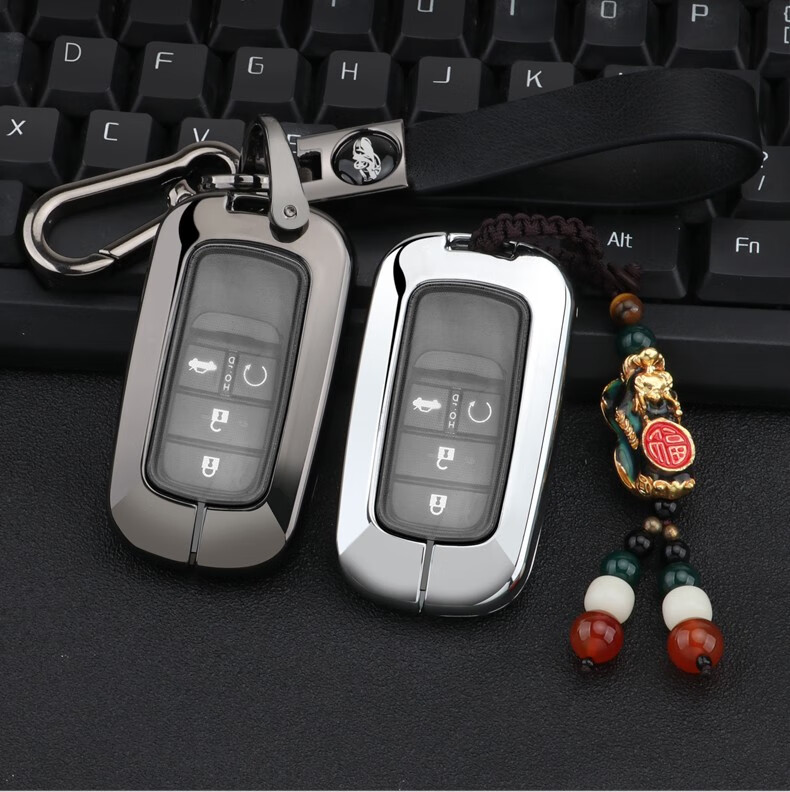 适用2023款东风本田crv钥匙套23款第六代cr-v专用车用锁匙包扣壳金属