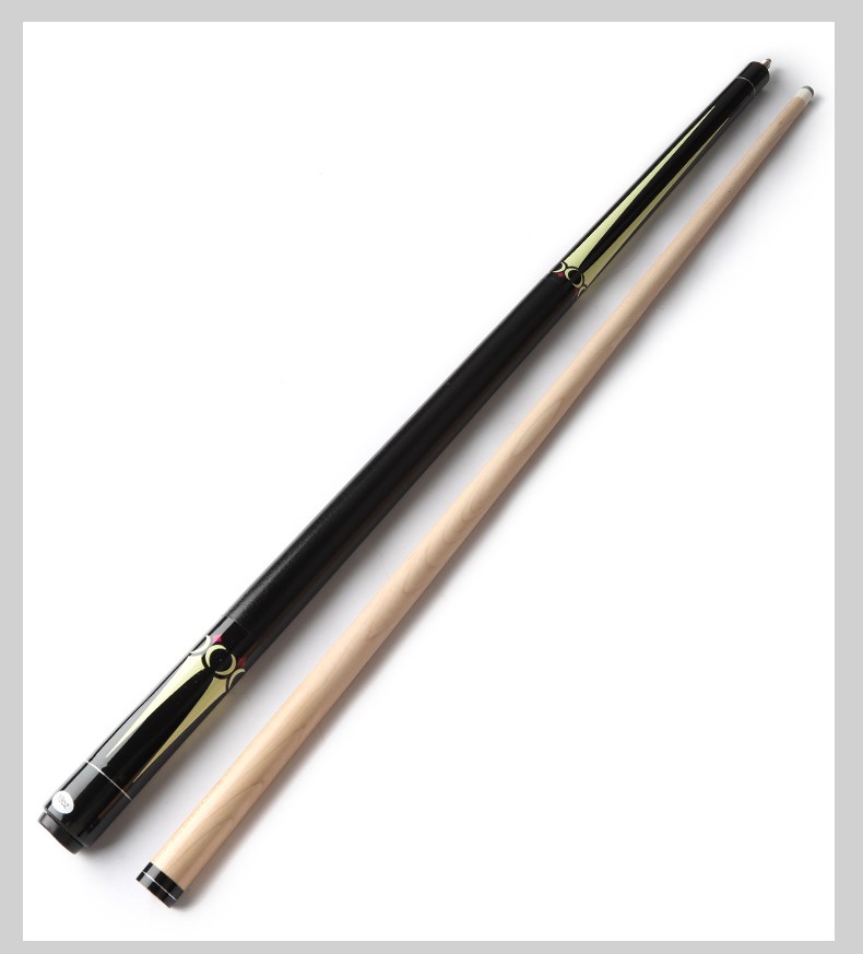 cuppa台球杆大头黑八美式九球杆球房用高档公杆三种杆头可选黑8桌球杆