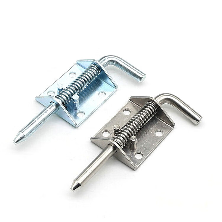 全千耀大型弹簧插销机械设备插销汽车车厢门插销镀锌插重型铁门插销