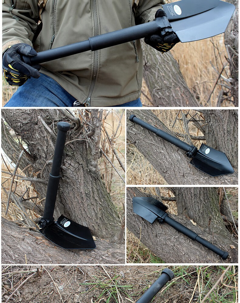 6411 轻型伸缩式战术工兵铲q006a工兵锹多功能格洛克
