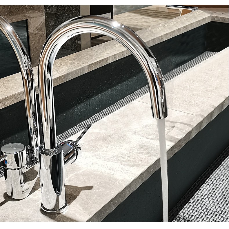 toto厨房龙头dk306单孔洗菜盆冷热水单柄双控家用水槽dk306