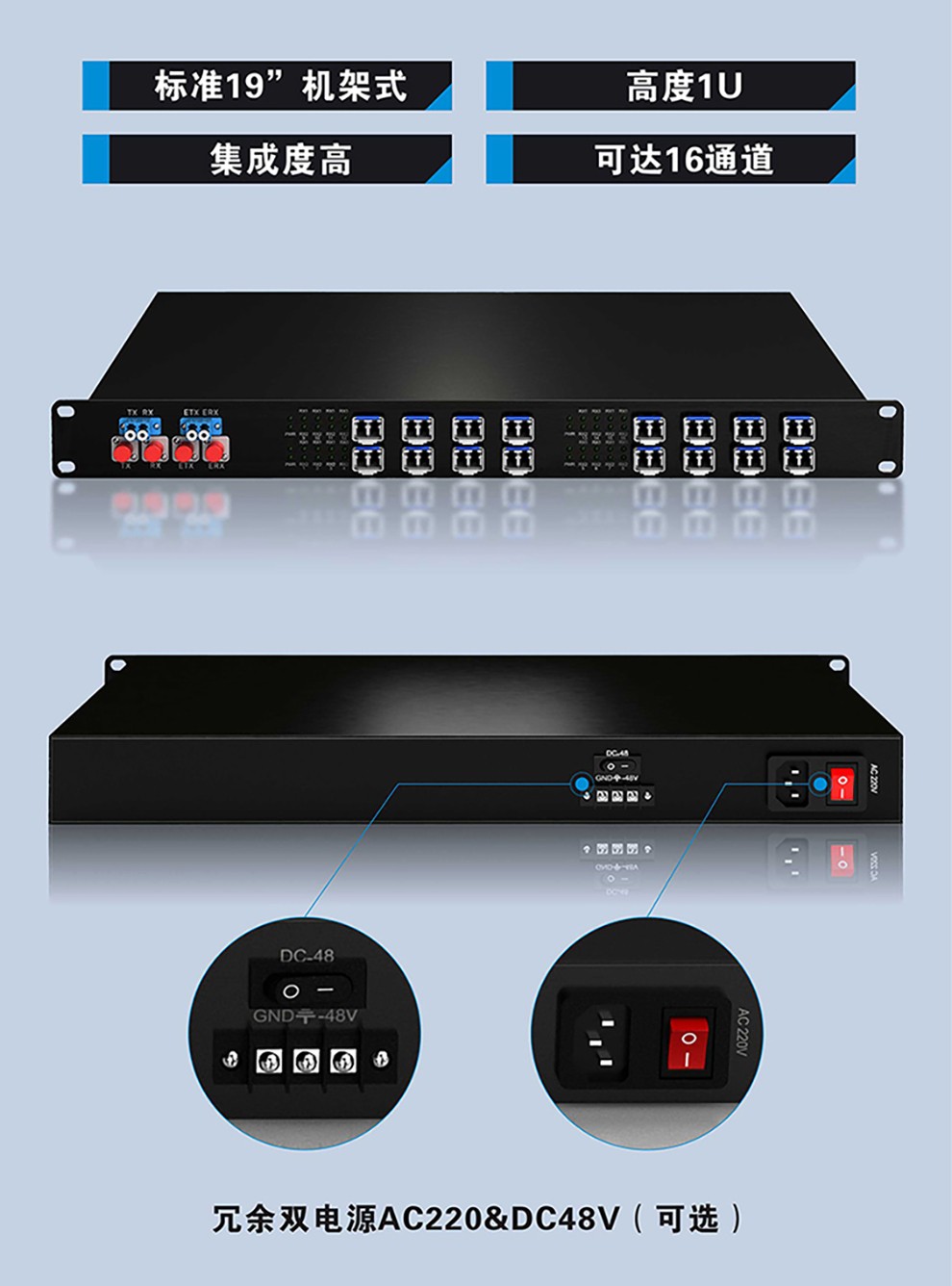 森润达srdit光纤波分复用器密集波分复用器粗波分复用器cwdm光纤倍增