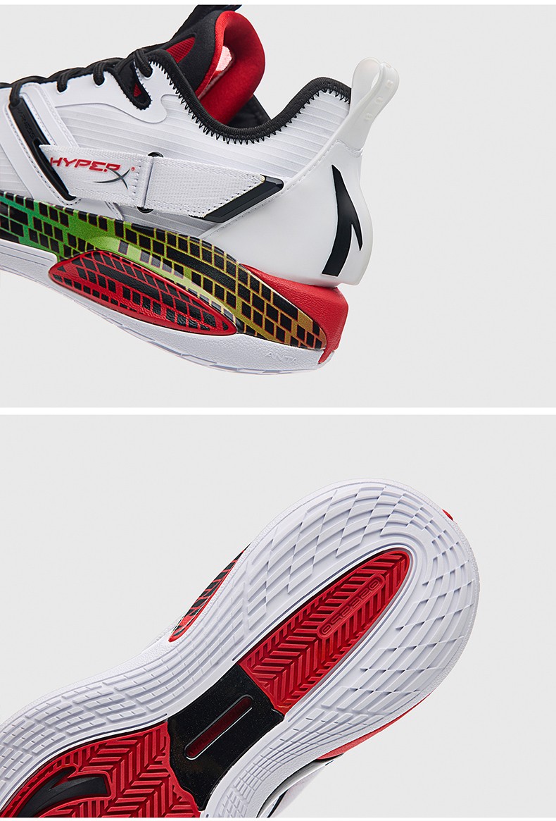 安踏海沃德3gh3代码雨 氮科技夜光篮球鞋男低帮运动鞋112231103 -5