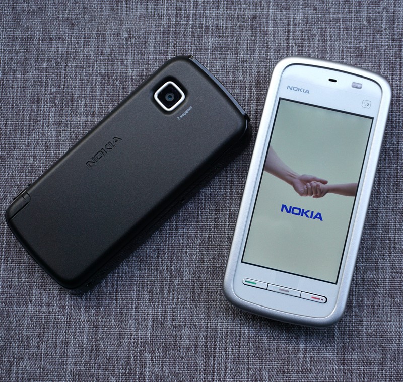 收藏备用机 诺基亚5230经典触控塞班s60v5智能收藏备用学生手机 黑色