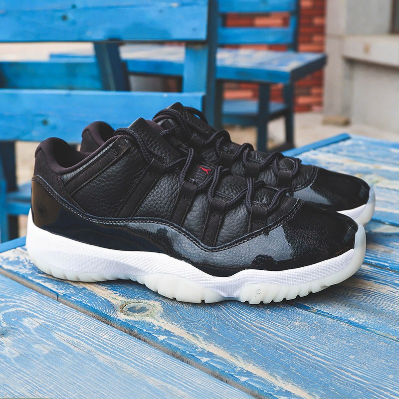 nike耐克 air jordan 11 low aj11黑色大魔王复古篮球鞋av2187-001 av