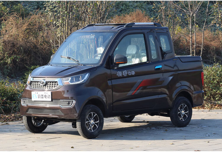 老头乐电动汽车皮卡油电两用四轮代步电瓶轿车新能源家用接送孩子