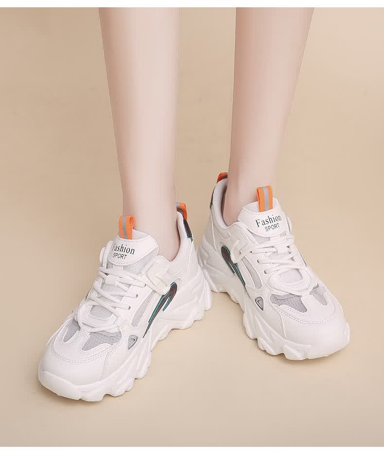 【两双199】阿尔皮纳袋鼠 老爹鞋女鞋春夏季休闲运动鞋女百搭小白鞋