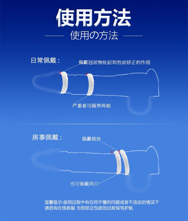 包皮阻复环矫正i器隐形锁精环延i时环延迟龟头套狼牙套持久sm情趣成人