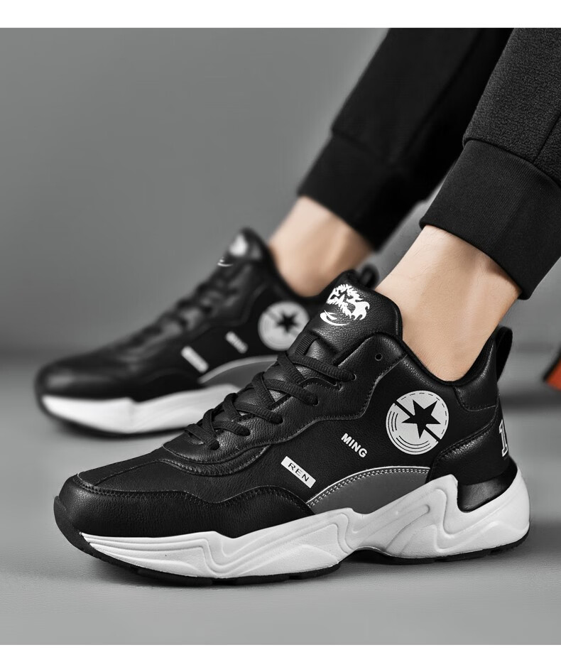 喜得龙运动鞋男士鞋子男2022新款春季百搭网面透气潮流男鞋情侣同款