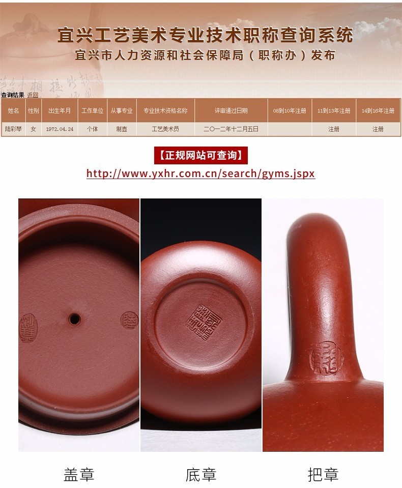 古往今来宜兴纯全紫砂壶手工泡茶壶功夫茶具陆彩琴大红袍荷花金鱼文旦