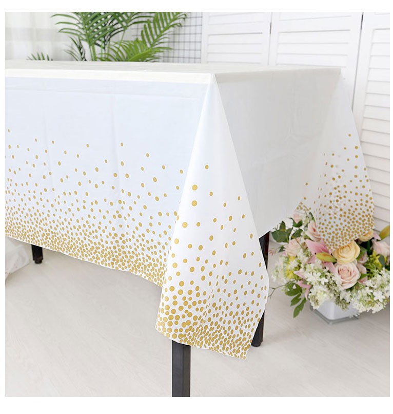 生日派对桌布儿童party布置甜品台装饰一次性台布塑料长方形桌布宝宝