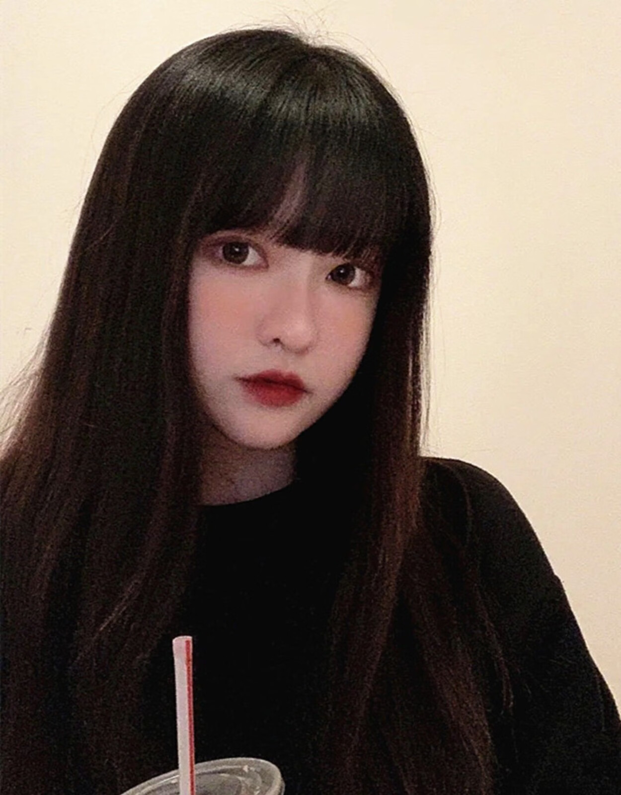 shangke一刀齐假刘海女漫画刘海假发片自然隐形假刘海贴发片厚款齐