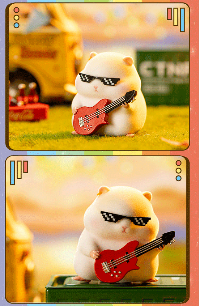 盲集仓鼠克拉克盲盒手办道具玩具摆件生日礼物圣诞礼物 仓鼠克拉克二