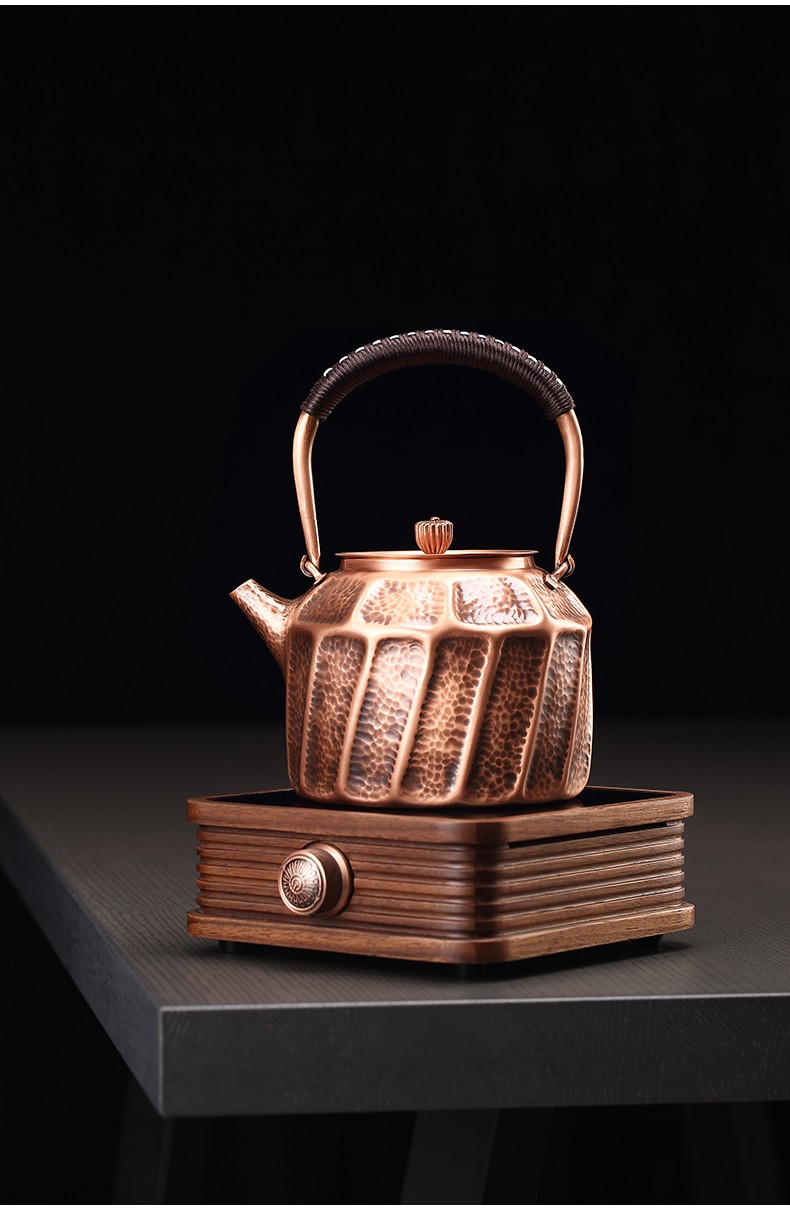 礼御友嘉铜壶煮茶器纯手工大容量烧水壶大号功夫泡茶专用煮水煮茶壶电