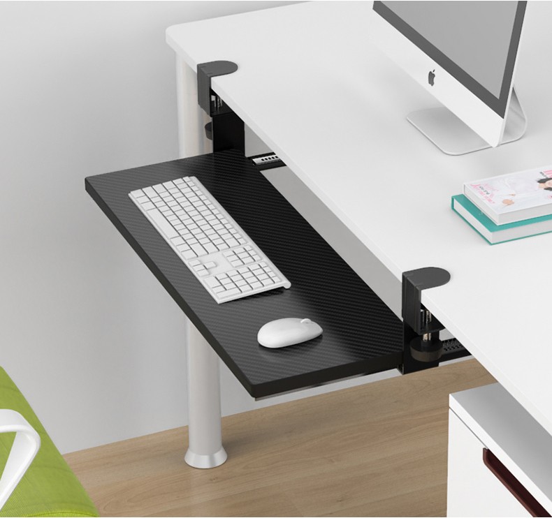 壹巢键盘托架免打孔键盘架托电脑桌键盘支架子办公书桌键盘托盘人体工