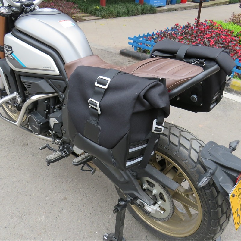 适用春风700保险杠防摔杠护杠clx700楚留香改装边包复古包灯罩大灯