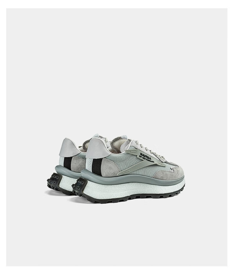 诺帝卡(nautica)女鞋靴百搭增高休闲鞋女时尚潮流鞋子女款 黑色 39