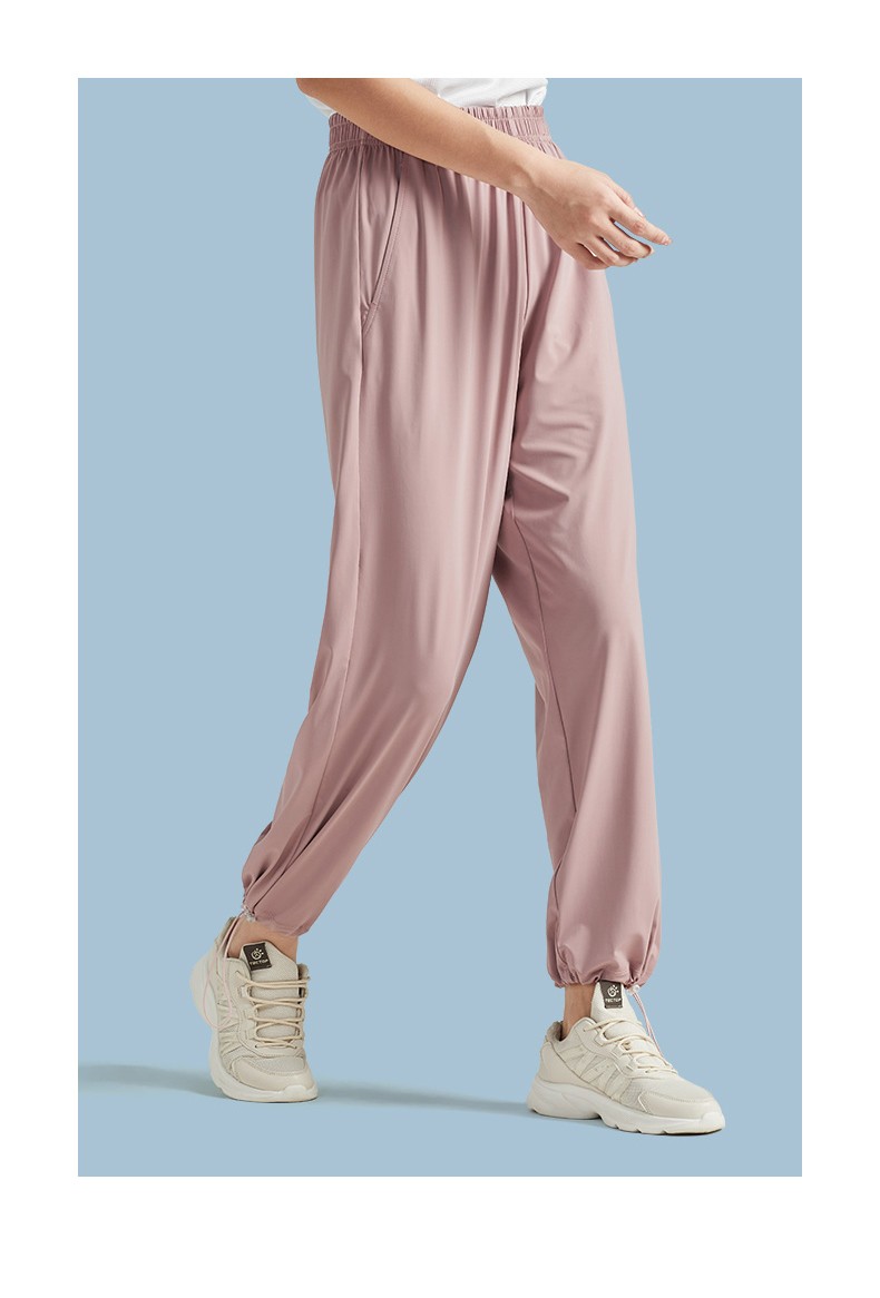 探拓tectop户外女士旅行长裤冰丝徒步登山裤弹力跑步运动透气快干裤可