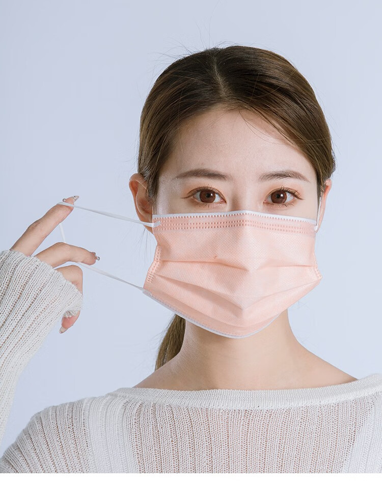 平面氧化铜过滤式口罩重复使用含氧化铜离子平面三层薄款灭活成人口罩