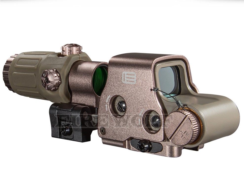 火狼全息瞄hhs套装558内红点g33增倍镜套装快拆夹全息瞄快速瞄寻鸟镜