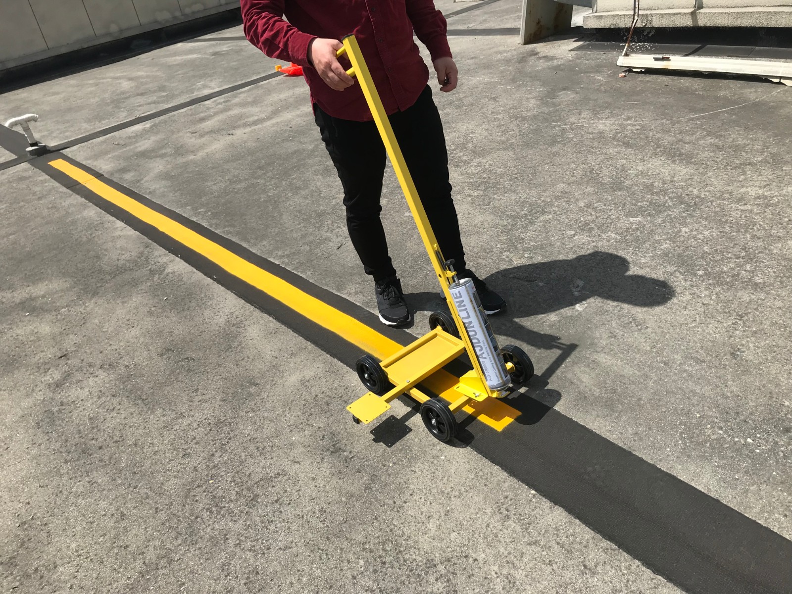 油漆划线车道路画线车划线机工厂车间仓库画线器停车位划线器m1型m1型