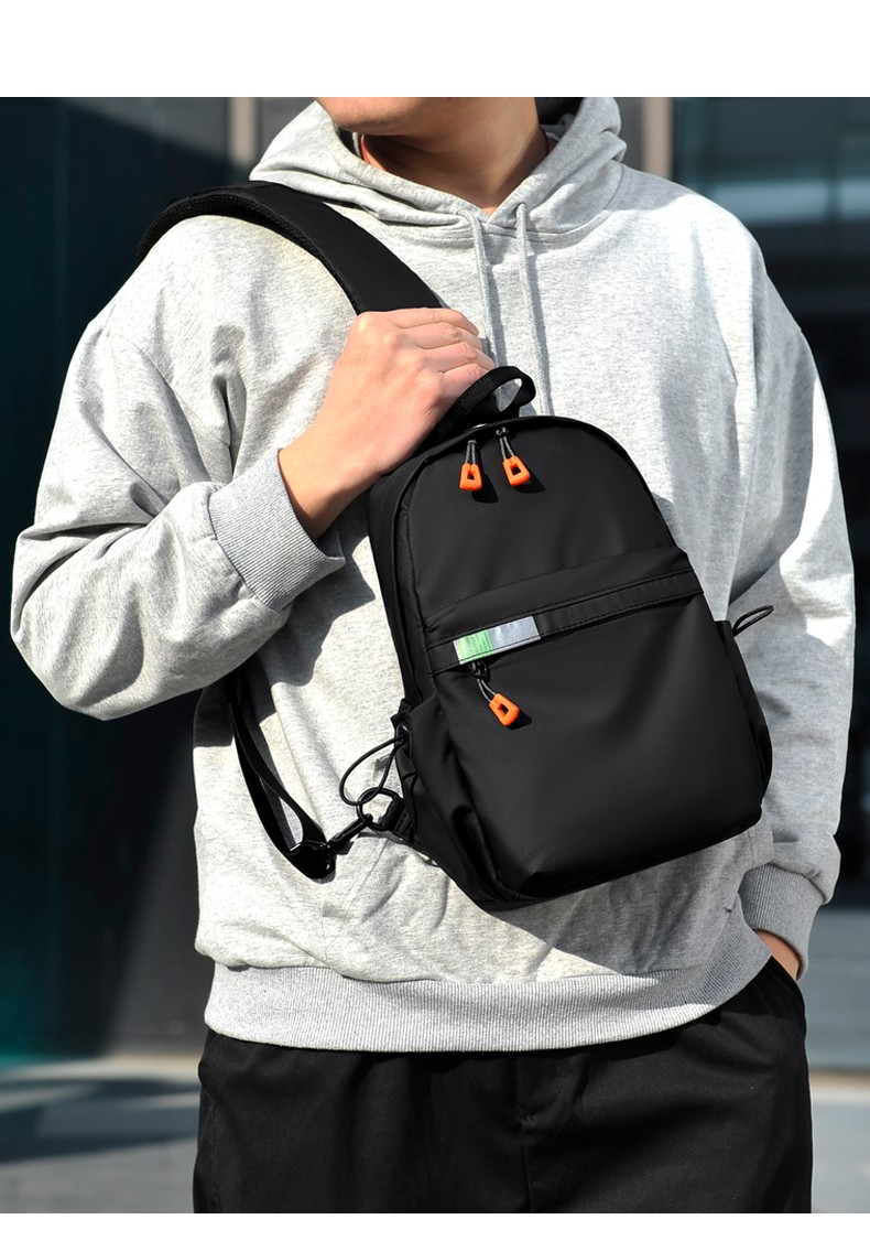 途客trcks斜挎包男士胸包ins潮牌运动学生小背包休闲日系学生单肩包斜