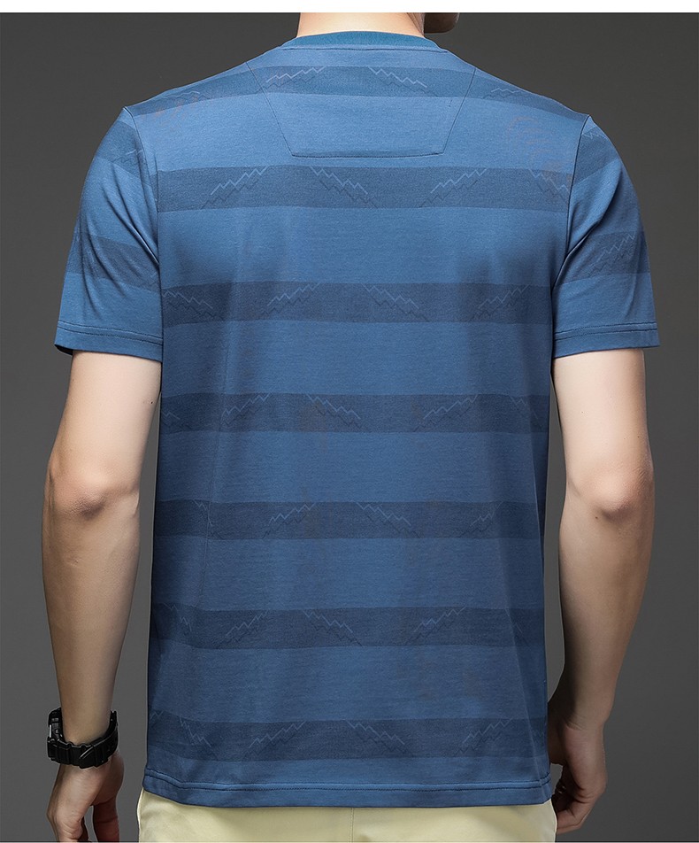 leecoopert恤男春夏季新款男士圆领短袖t恤商务休闲上衣时尚百搭打底