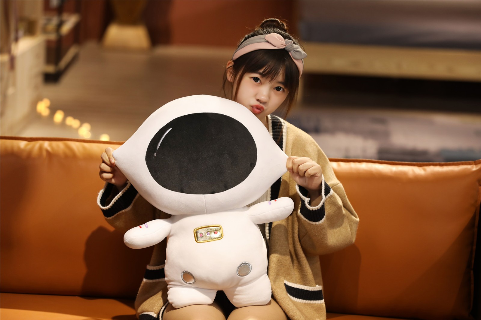 惠妮宝贝毛绒玩具宇航员玩偶公仔太空人抱枕儿童睡觉抱枕生日礼物宇航