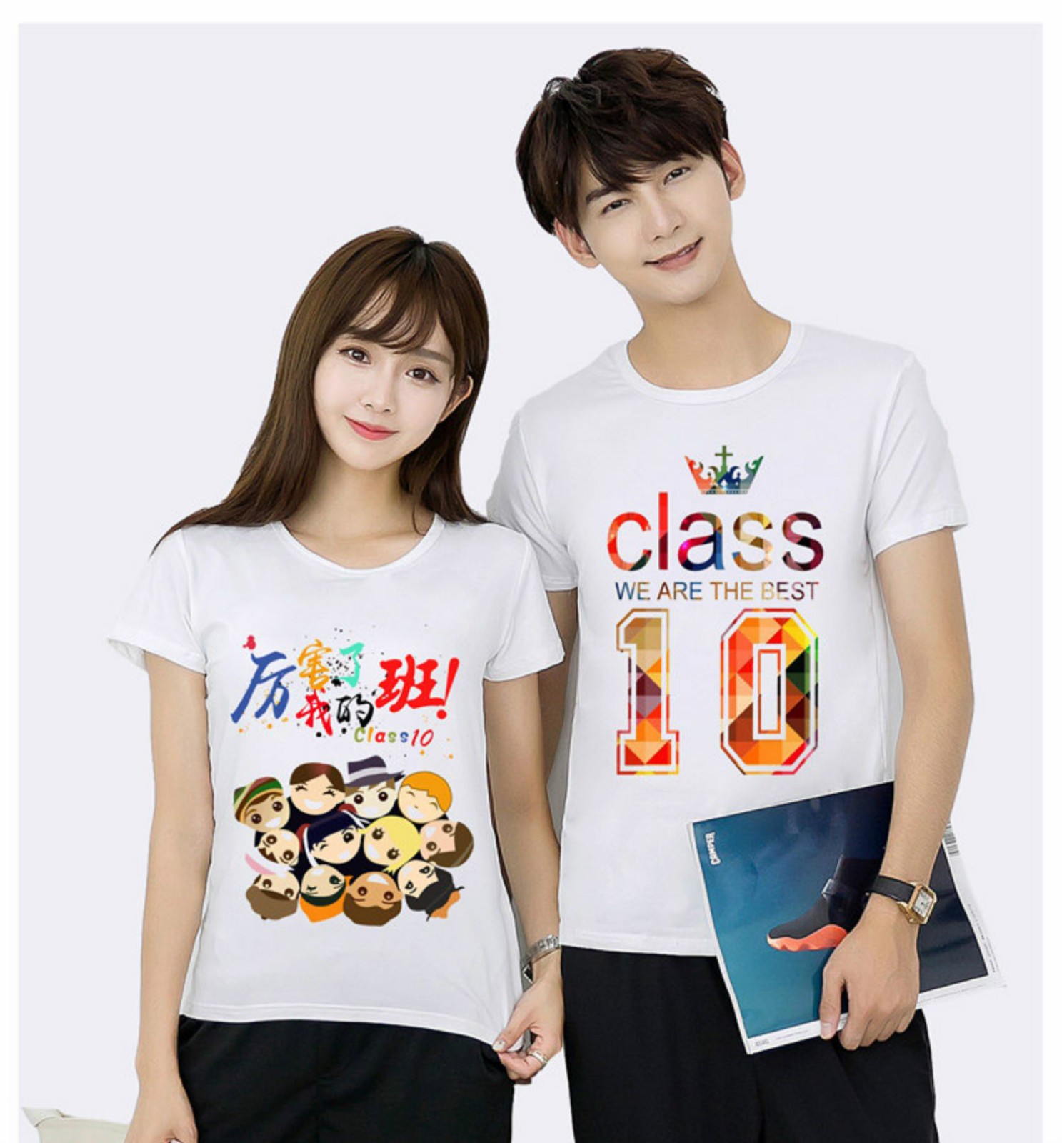 丫击击定制t恤毕业班服同学聚会10周年20周年纪念衫运动会团体服定做