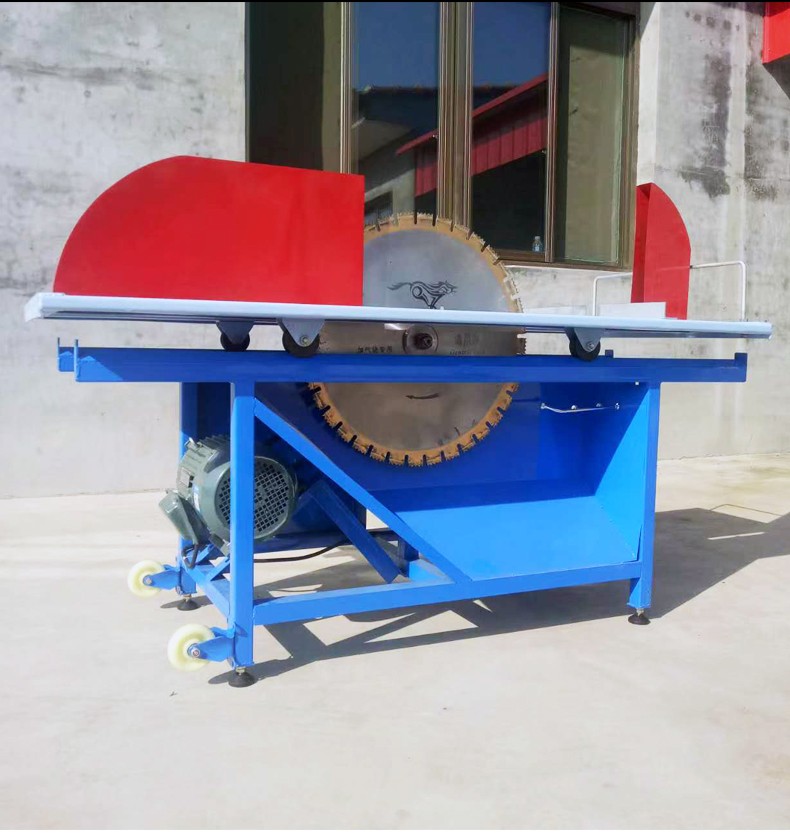 新勇士加气块切砖机电动台式全自动加气砖切割机新型环保泡沫砖台锯