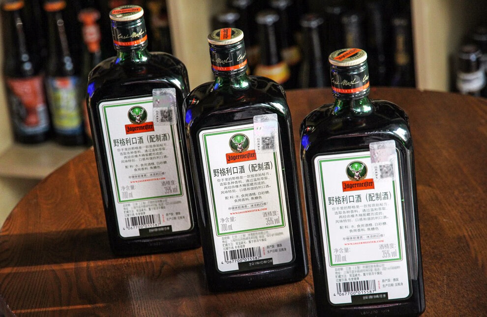 德国进口野格利口酒jagermeister配制酒野格利口酒700ml单瓶