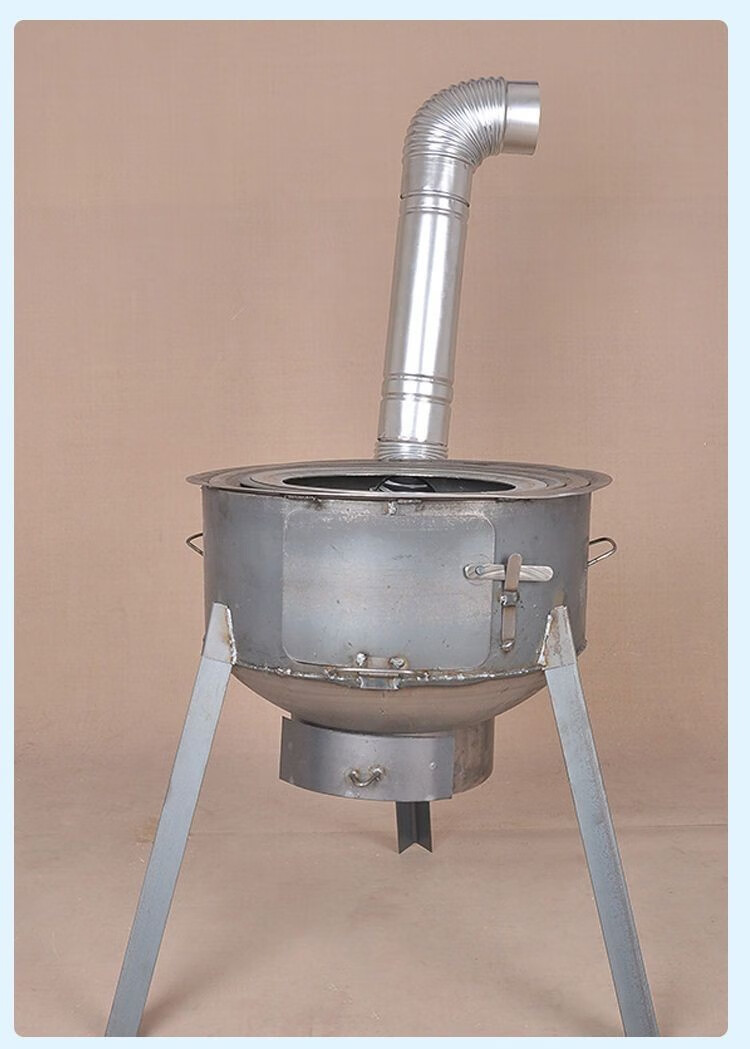 凰一 户外野营野餐郊游柴火灶家用农村柴火炉新式移动烧木柴大锅台