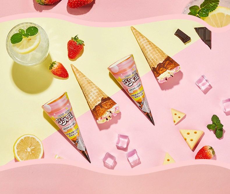 脆棒巧恋果冰淇淋脆皮雪糕冷饮冰激凌 伊利苦咖啡5支【图片 价格 品牌
