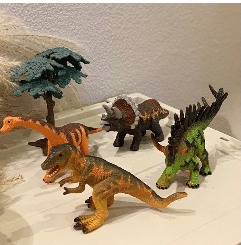 辰太儿童恐龙玩具侏罗纪大号动物模型仿真套装霸王龙甲龙三角龙手办