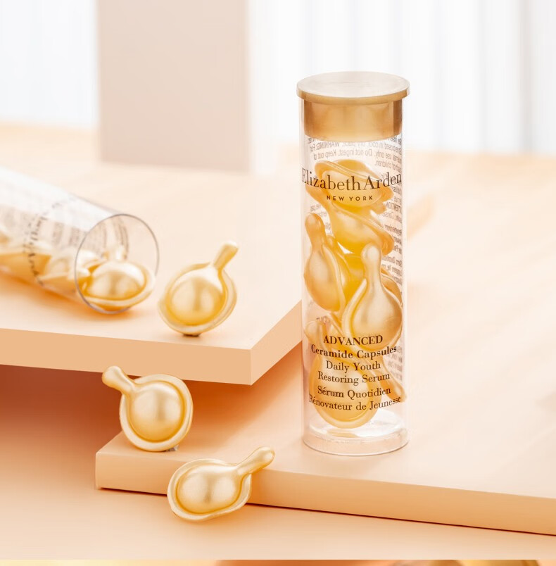 伊丽莎白雅顿(elizabeth arden) 银胶粉胶金胶时空焕活面部胶囊精华液