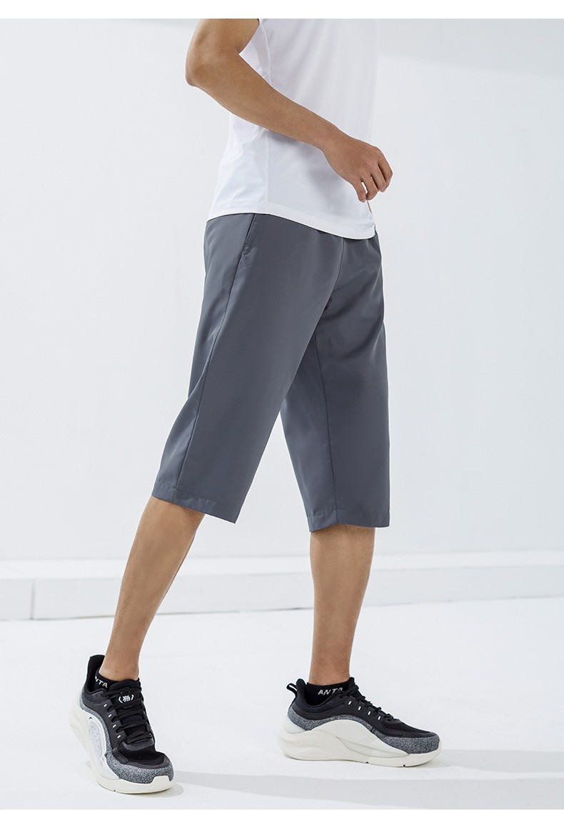 安踏速干裤运动裤男士2022夏冰丝七分短裤跑步休闲中裤薄款裤子1基础